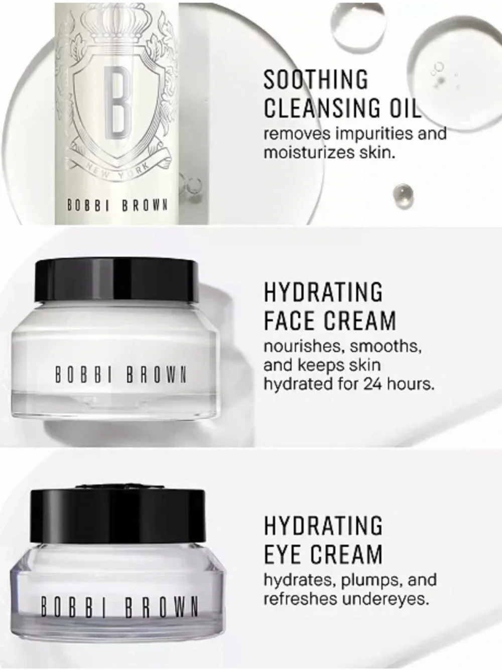 Bobbi Brown Bundle Soothing Cleansing Oil, NEW $137